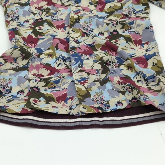 Zara Tropical Floral Men's Short Sleeve Collared Button Down Shirt Size Medium - Picture 5 of 5